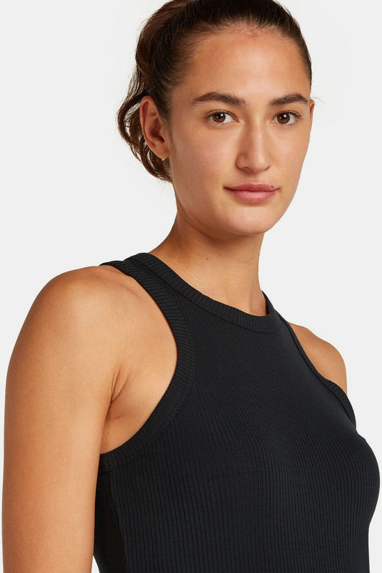 icebreaker Top W Mer Rib Lotus Tank Black