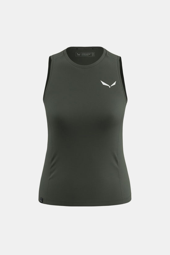 Salewa Débardeur Puez Dry Tank W Dark Olive
