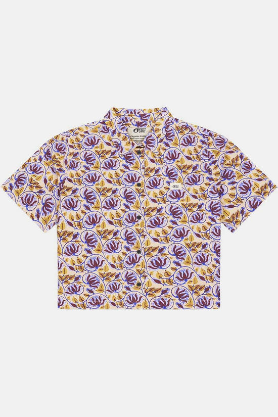 Picture Organic Clothing Chemise Sesia Printed Shirt Alpine Thistle Print