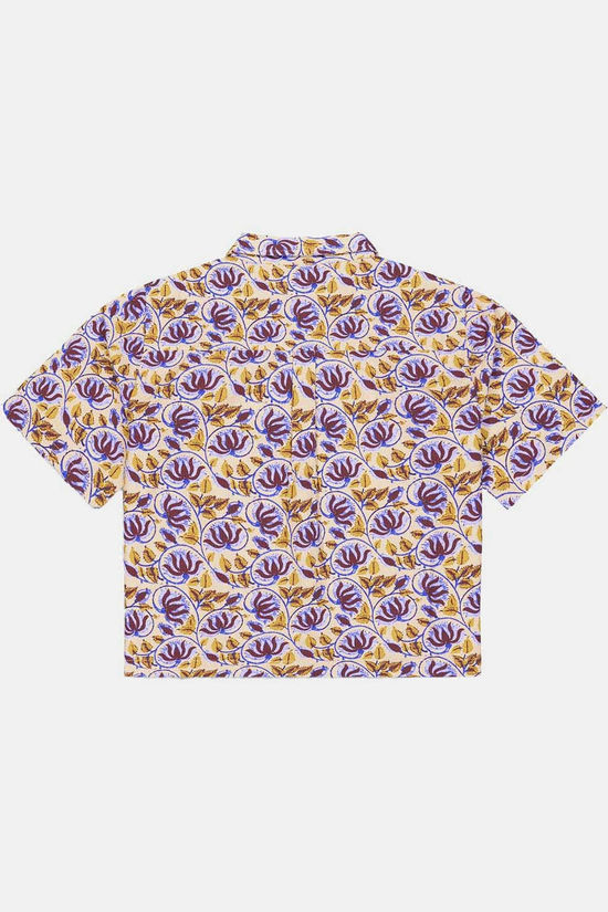 Picture Organic Clothing Chemise Sesia Printed Shirt Alpine Thistle Print