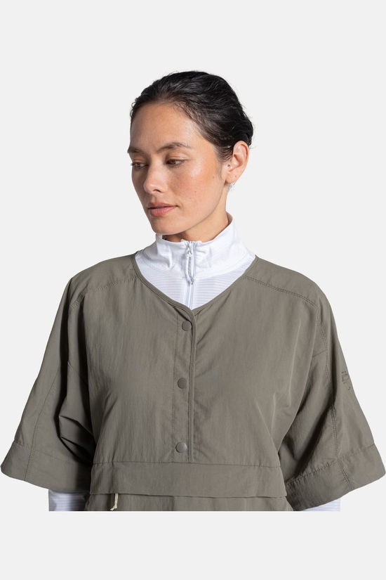 Craghoppers Hemd Nosilife Medina Short Sleeved Overhead Shirt Wild Olive