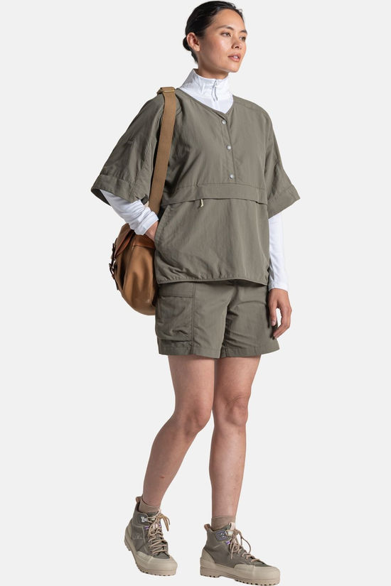 Craghoppers Hemd Nosilife Medina Short Sleeved Overhead Shirt Wild Olive