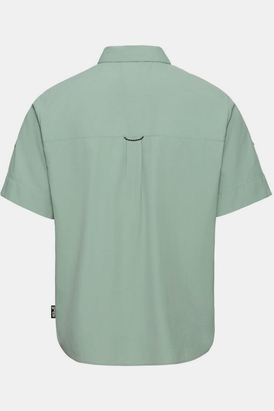 Jack Wolfskin Chemise Sierra Canyon Shirt W Green Zinnia