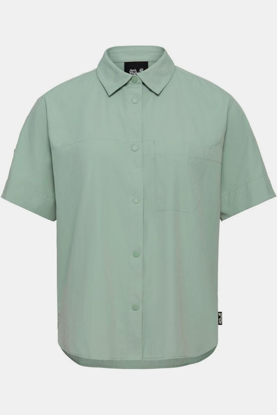 Jack Wolfskin Chemise Sierra Canyon Shirt W Green Zinnia