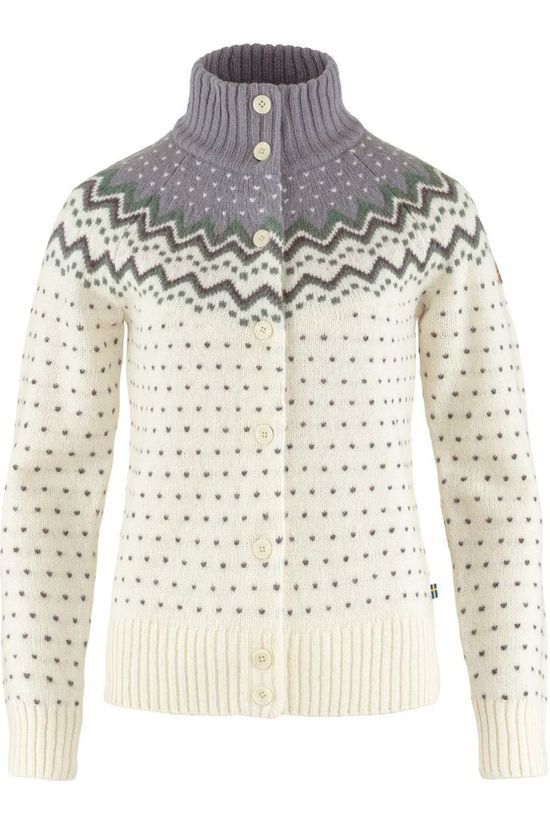 Fjällräven Fleece Övik Knit Cardigan W Chalk White