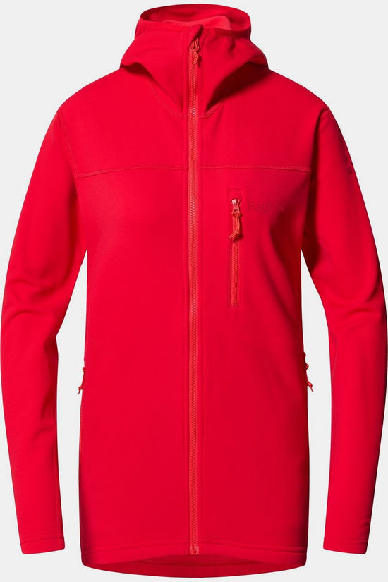 Haglöfs Fleece Rosson Mid Hood Bright Red