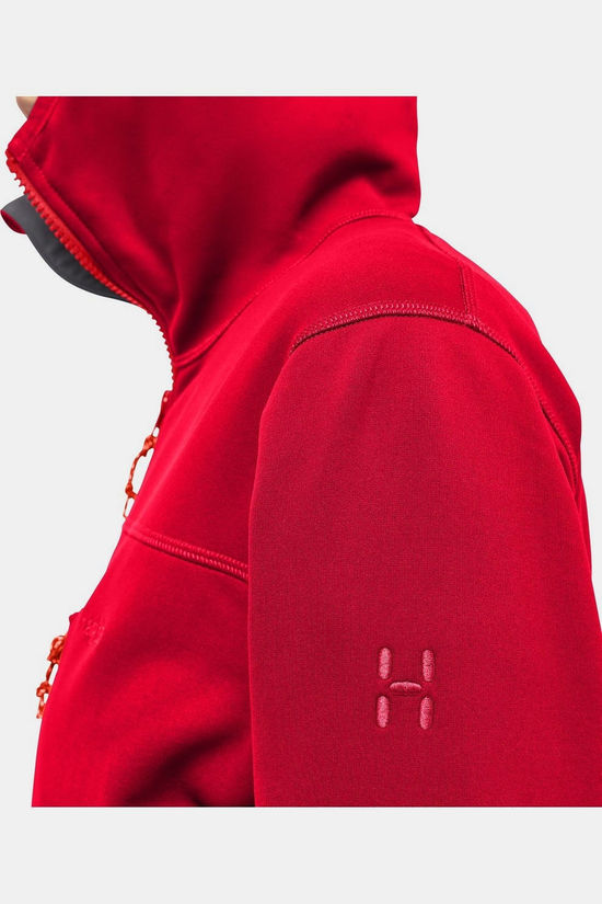 Haglöfs Fleece Rosson Mid Hood Bright Red
