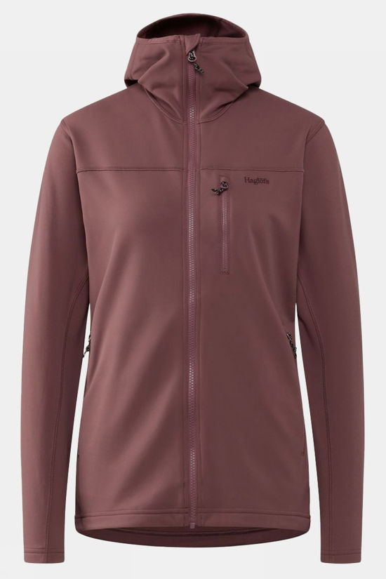 Haglöfs Fleece Rosson Mid Hood Misty Mauve