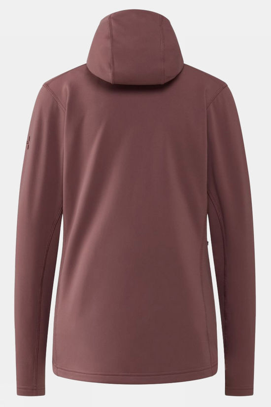 Haglöfs Fleece Rosson Mid Hood Misty Mauve