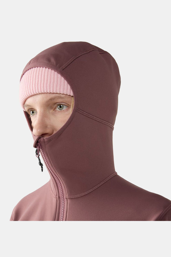 Haglöfs Fleece Rosson Mid Hood Misty Mauve