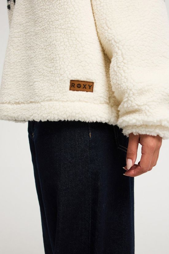 Roxy Fleece Womens Treasure Soul Full Zip Fleece Coconut Milk
