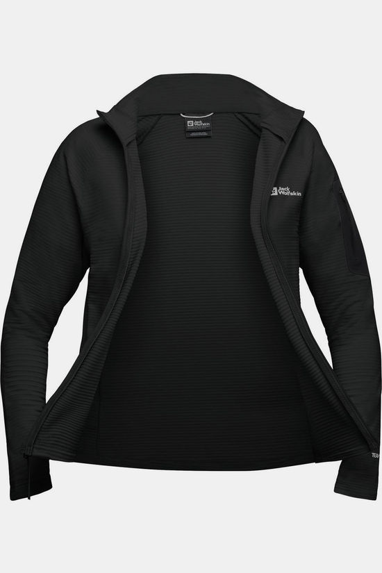 Jack Wolfskin Fleece Prelight Fz W Black