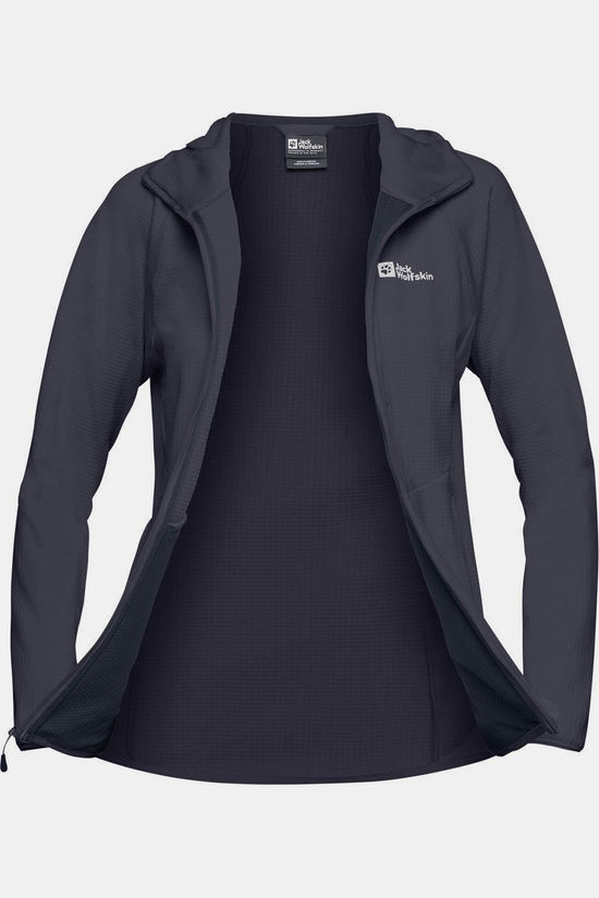 Jack Wolfskin Polaire Kolbenberg Hooded Fz W Graphite