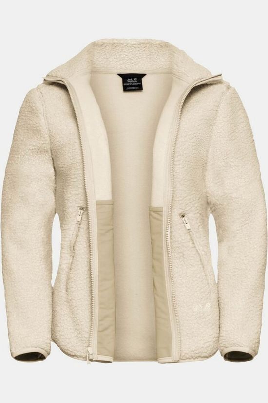 Jack Wolfskin Polaire High Curl Jkt W Oyster