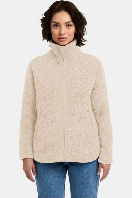 Jack Wolfskin Polaire High Curl Jkt W Oyster