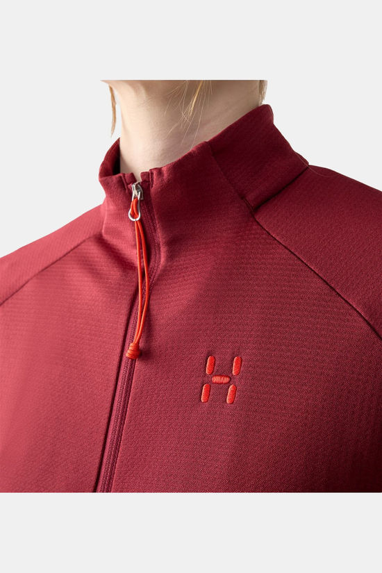 Haglöfs Polaire Korp Mid Jacket Women Carmine Red
