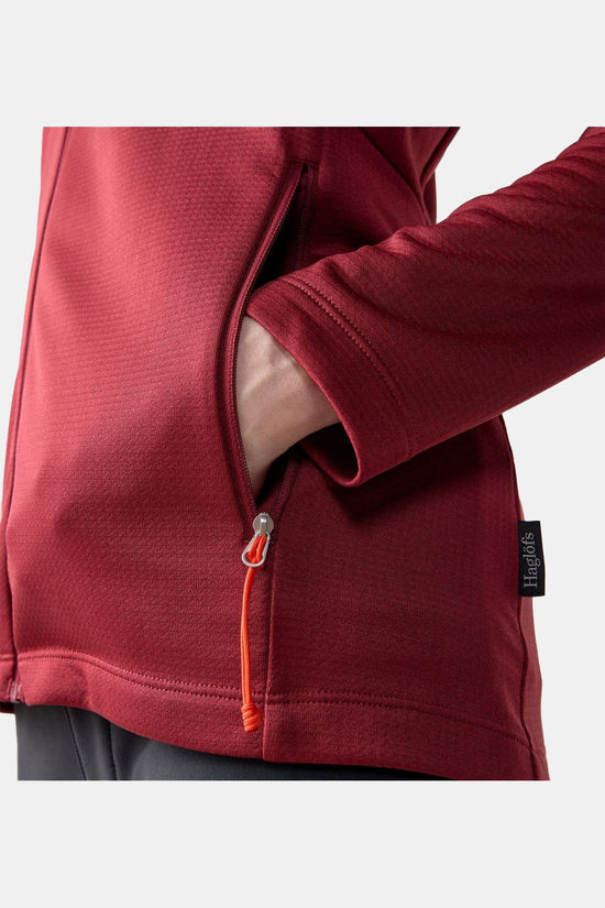 Haglöfs Polaire Korp Mid Jacket Women Carmine Red