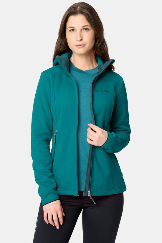 Vaude Polaire Wo Idris Fleece Hoody Fjord Green