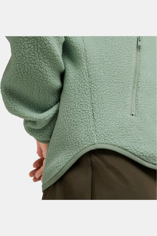 Jack Wolfskin Fleece Lite Curl Fz W Green Zinnia
