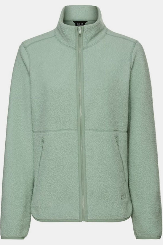 Jack Wolfskin Fleece Lite Curl Fz W Green Zinnia