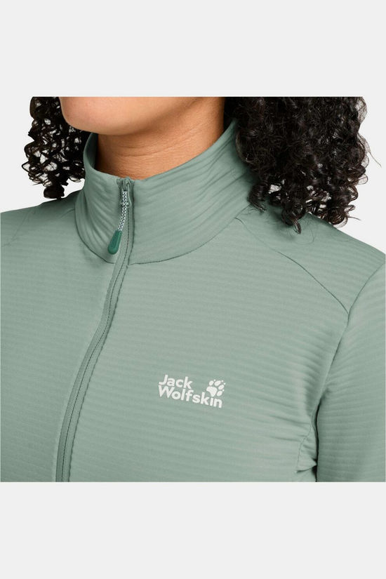Jack Wolfskin Polaire Litestride Fz W Green Zinnia