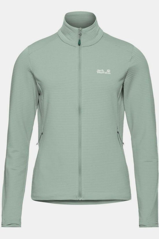 Jack Wolfskin Polaire Litestride Fz W Green Zinnia