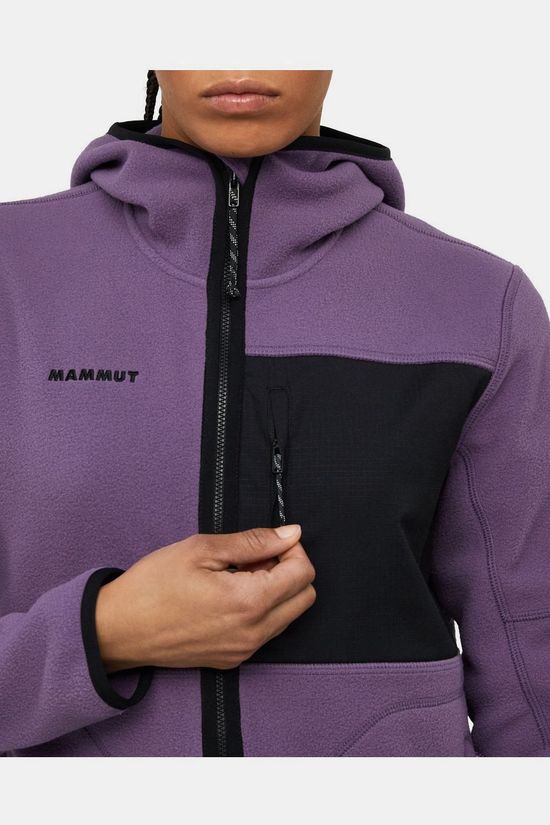 Mammut Fleece Tamaro Ml Hooded Jacket Women Paloja-Black