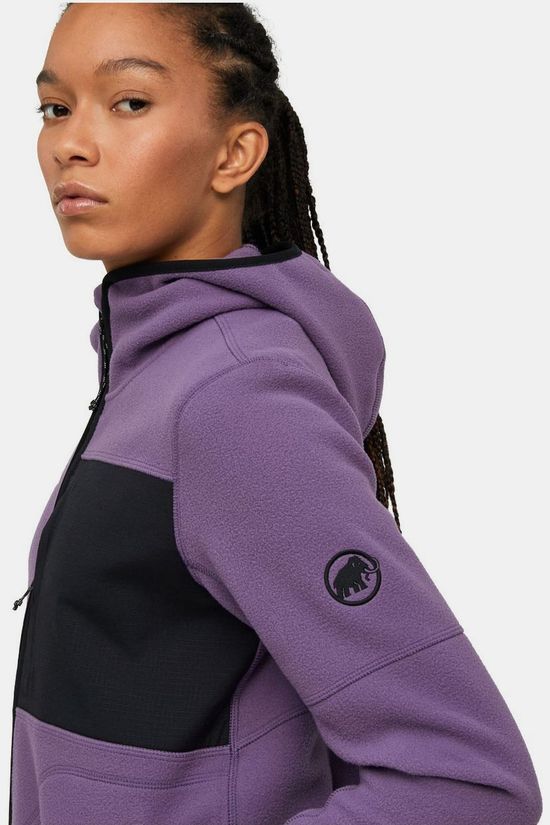 Mammut Fleece Tamaro Ml Hooded Jacket Women Paloja-Black