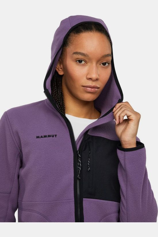 Mammut Fleece Tamaro Ml Hooded Jacket Women Paloja-Black