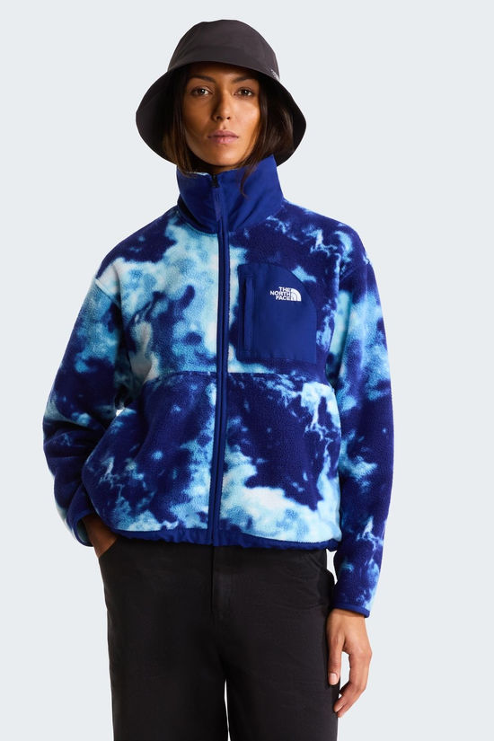 The North Face Polaire W Yumiori Off Peak Full Zip Jacket -Prnt Bold Blue Granitic Rock