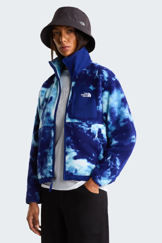 The North Face Polaire W Yumiori Off Peak Full Zip Jacket -Prnt Bold Blue Granitic Rock
