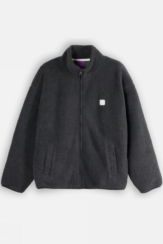 Oxbow Fleece Warpedflo Zipped Sherpa 3D Artwork Caviar