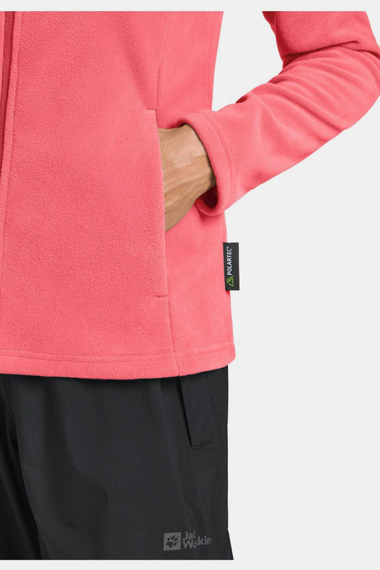 Jack Wolfskin Polaire Taunus Fz Sunset Coral