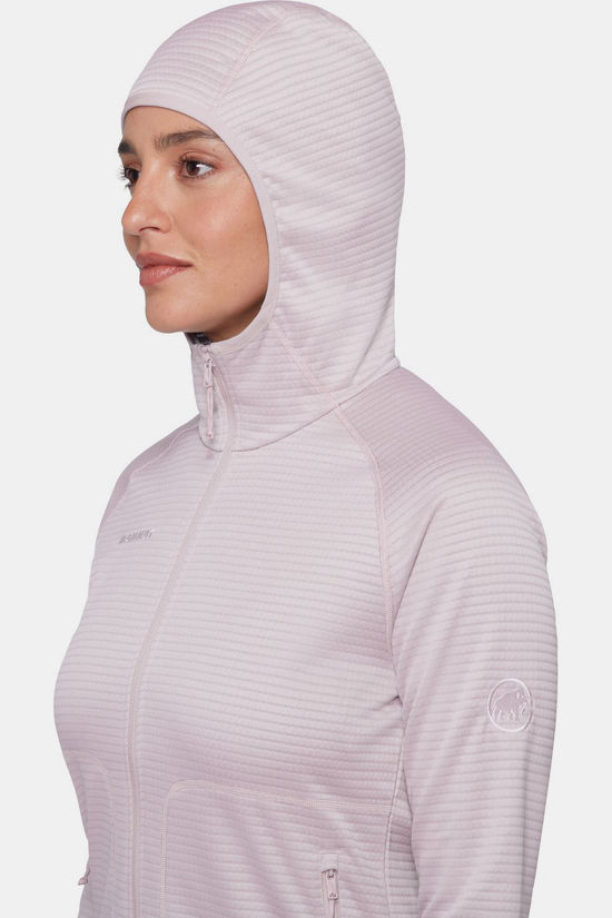 Mammut Fleece Crag Ml Hooded Jacket Alpine Calamint