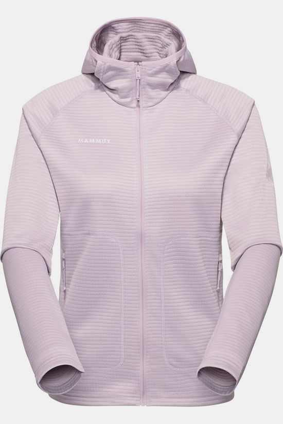Mammut Fleece Crag Ml Hooded Jacket Alpine Calamint