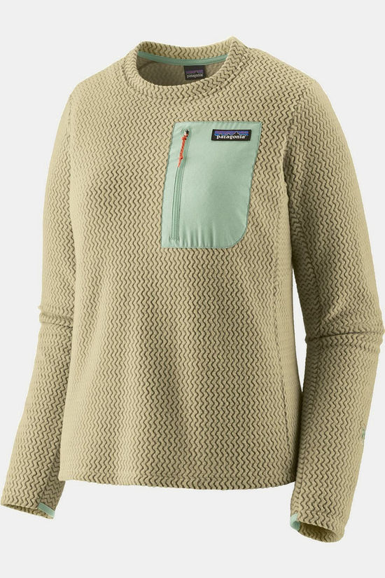 Patagonia Fleece W'S R1 Air Crew Weathered Stone