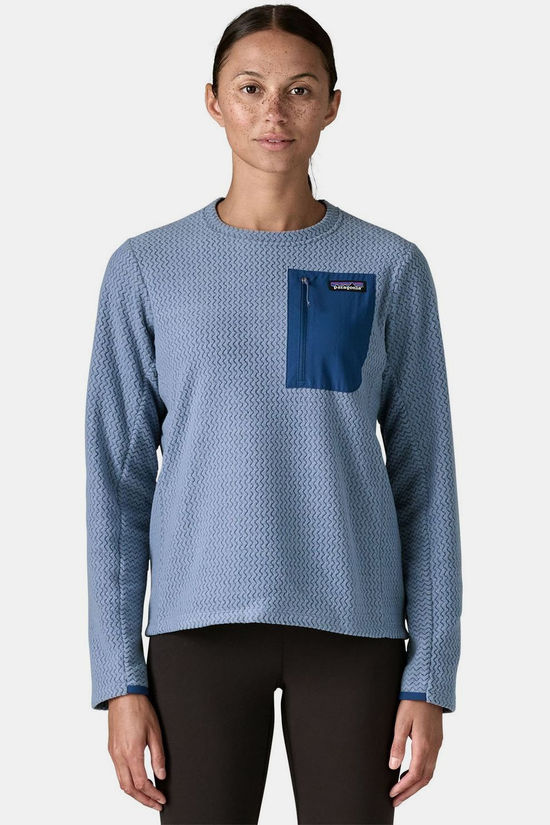 Patagonia Fleece W'S R1 Air Crew Barnacle Blue