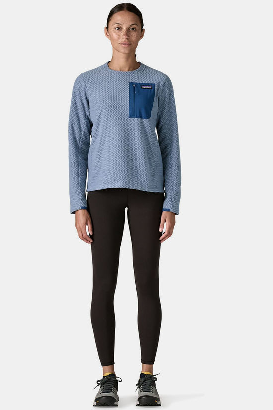 Patagonia Fleece W'S R1 Air Crew Barnacle Blue