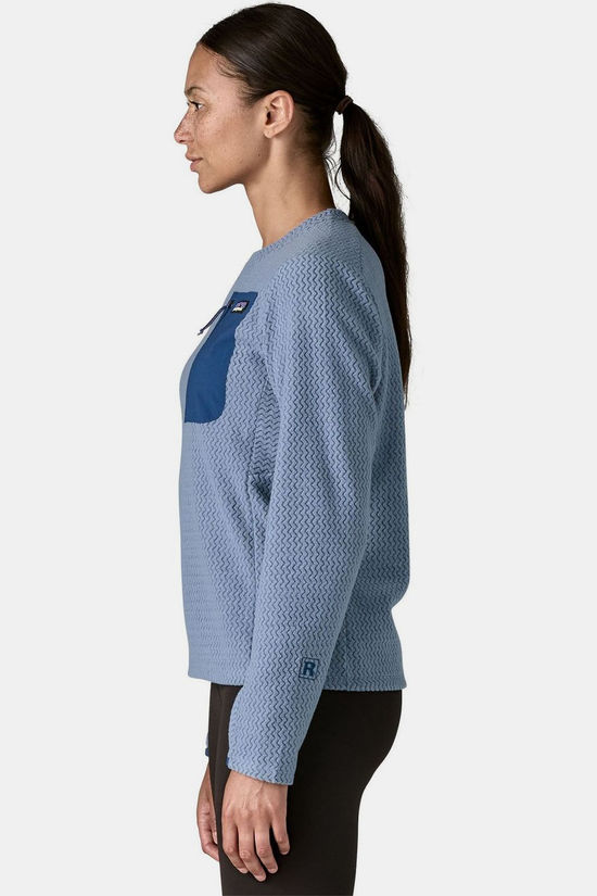 Patagonia Fleece W'S R1 Air Crew Barnacle Blue