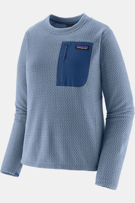 Patagonia Fleece W'S R1 Air Crew Barnacle Blue