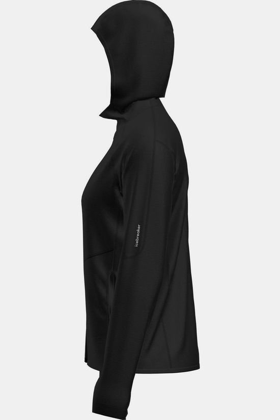 icebreaker Polaire W 150 Merinofine Ace Ls Zip Hoodie Black