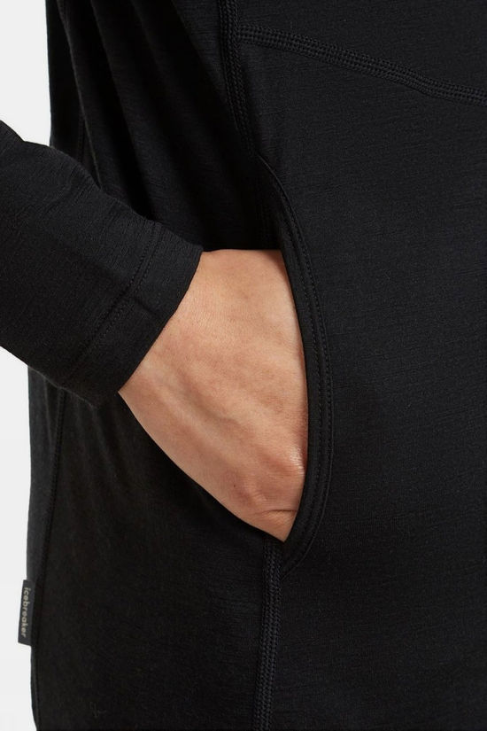 icebreaker Polaire W 150 Merinofine Ace Ls Zip Hoodie Black