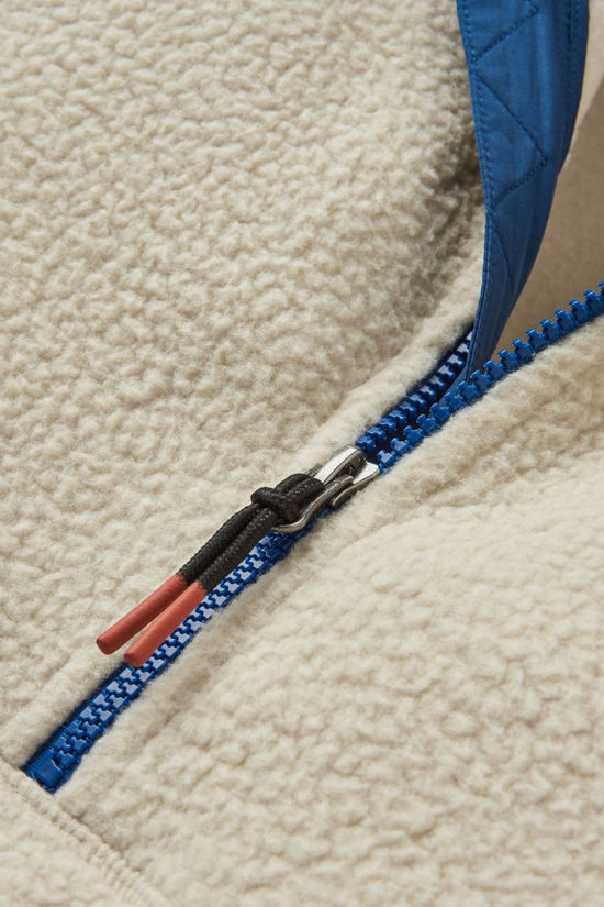Passenger Clothing ltd Polaire Maine 2.0 1/2 Zip Recycled Sherpa Fleece Oatmeal