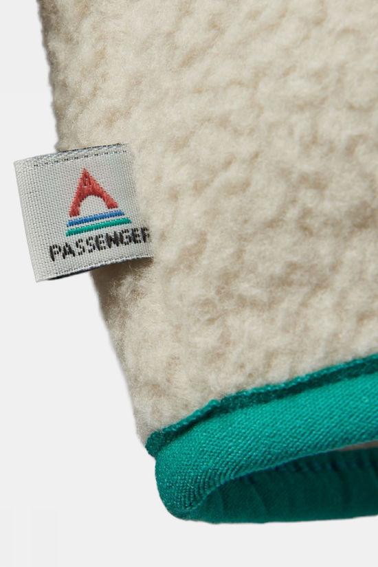 Passenger Clothing ltd Polaire Maine 2.0 1/2 Zip Recycled Sherpa Fleece Oatmeal