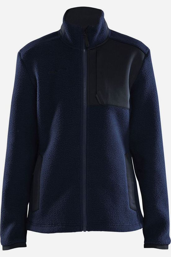 Craft Fleece Adv Explore Pile Fleece Jack W Blaze-Black
