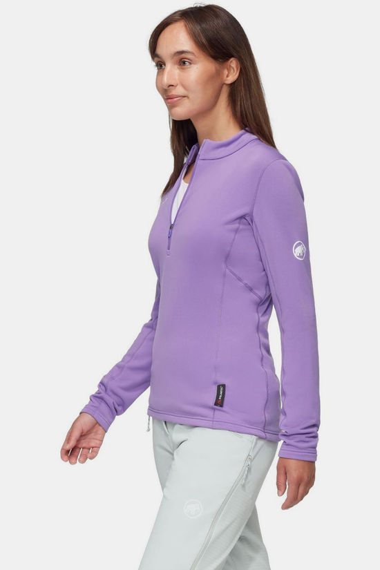 Mammut Fleece Aenergy Ml Half Zip Pull Women Lavandin
