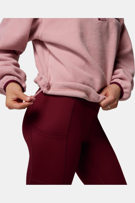 Columbia Polaire Helvetia™ II Cropped Half Snap Eraser Pink, Fig, Rich Wine