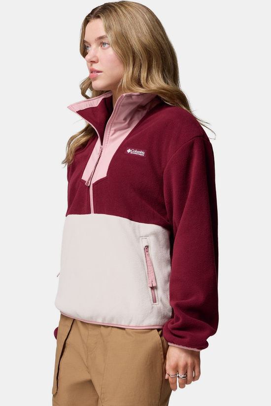 Columbia Polaire Sequoia Grove™ 1/2 Zip Rich Wine, Dark Stone, Eraser Pink