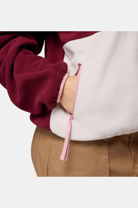 Columbia Polaire Sequoia Grove™ 1/2 Zip Rich Wine, Dark Stone, Eraser Pink