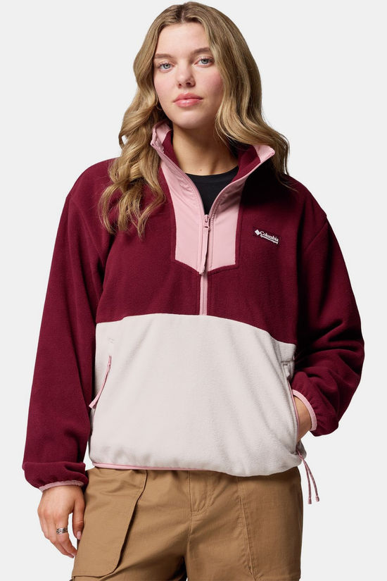 Columbia Polaire Sequoia Grove™ 1/2 Zip Rich Wine, Dark Stone, Eraser Pink